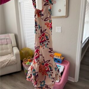 Colorful Patterned halter onesie